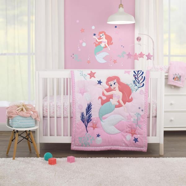 Disney The Little Mermaid Pink, Aqua and Coral Ariel Cute by