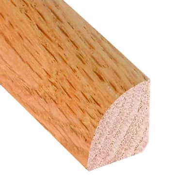 Unfinished Oak 3/4 in. Thick x 3/4 in. Wide x 78 in. Length Hardwood Quarter Round Molding