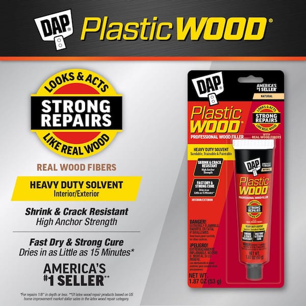 Plastic Wood 1.87 oz. Natural Solvent Wood Filler (6-Pack)