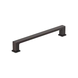 Bridgeport 6-5/16 in. (160mm) Traditional Oil-Rubbed Bronze Bar Cabinet Pull (10-Pack)