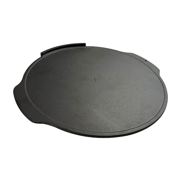 Cast Iron Pizza Pan, 18 in. Pizza Stone For Oven and Grill