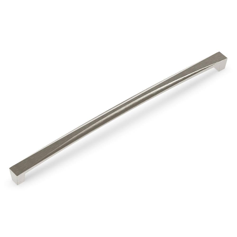 Satin Nickel 12-inch Modern Cabinet Handle with Mounting Hardware