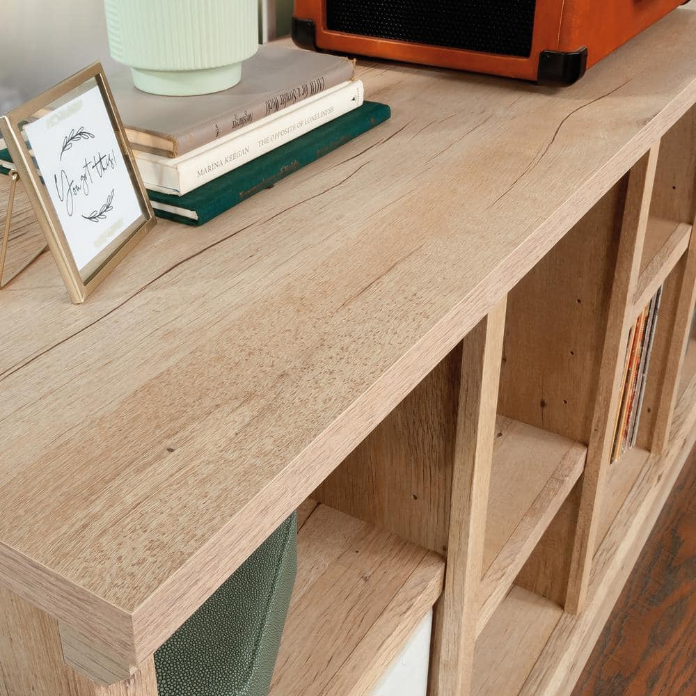 Prime Oak 59'' Rustic TV Console with Adjustable Shelves