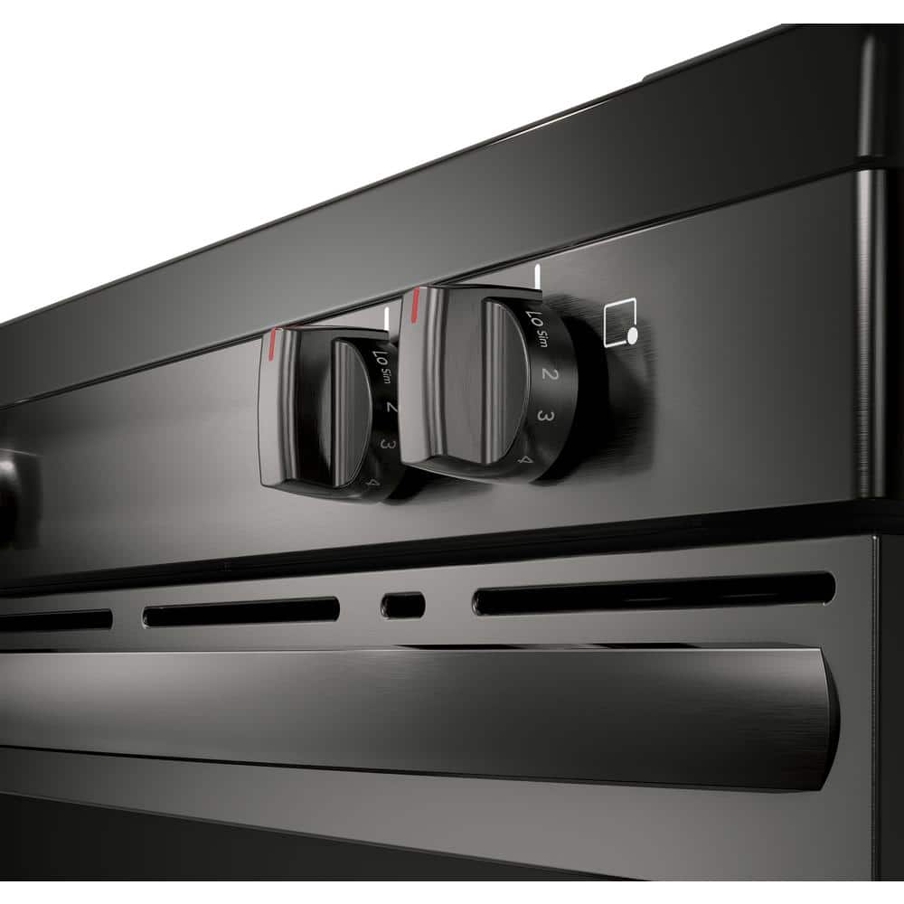 Frigidaire 30" Black Stainless Steel Freestanding Electric Range with Air Fry