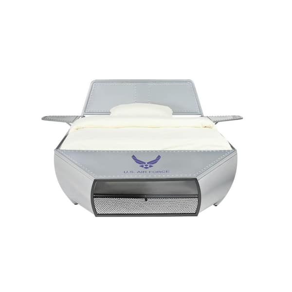 Acme Furniture Aeronautic Silver Full Storage Bed