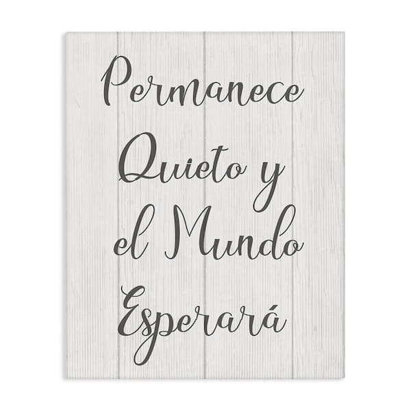 Stupell Industries Remain in Stillness by Lil' Rue Gallery Wrapped Unframed Typography Graphic Art Print 30 in. x 24 in.