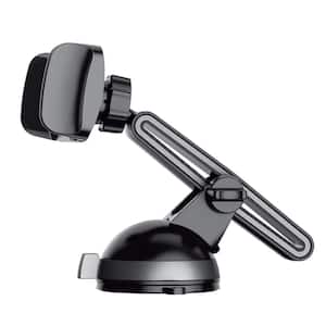 Windshield and Dash Mount with Adjustable Arm Black/Space Grey