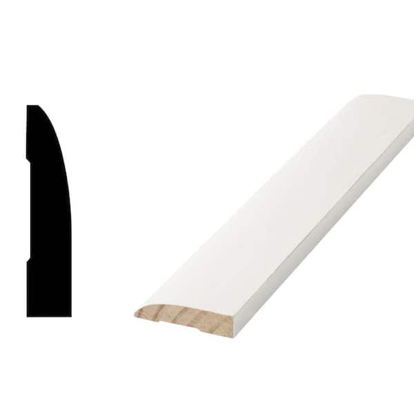 Woodgrain Millwork WM 3726 - 1/2 in. x 2-1/4 in. Primed Finger-Jointed Base Moulding