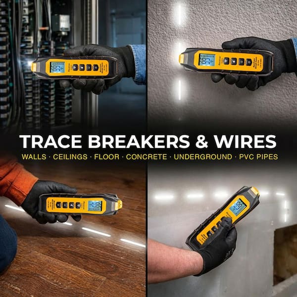 SureTrace Plus Circuit Tracer, 0-600 Volts AC/DC with Continuity Test