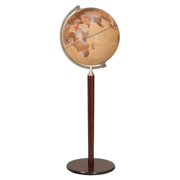 Vasco de Gama 46 in. x 17 in. Diameter Antique Floor Globe