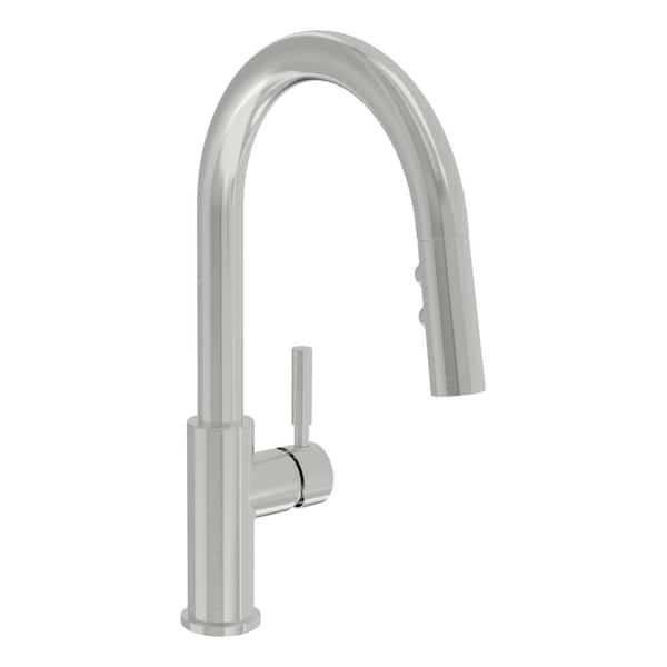 Symmons Dia Single Handle Pull Down Sprayer Kitchen Faucet with Spray ...