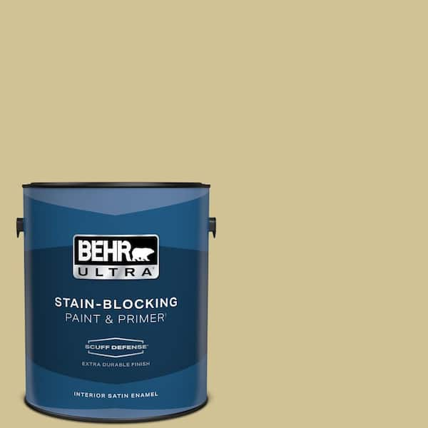 BEHR ULTRA 1 gal. #370F-4 Winter Mood Extra Durable Satin Enamel Interior Paint & Primer