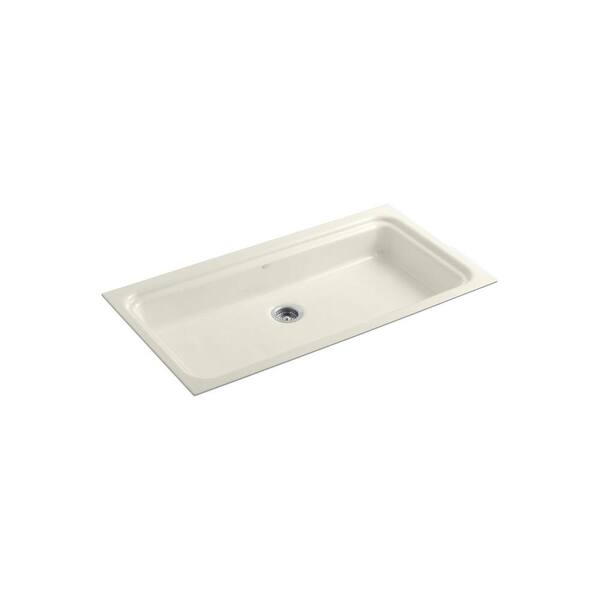 KOHLER Oceanview 48 in. x 25 in. Cast Iron Utility Sink-DISCONTINUED