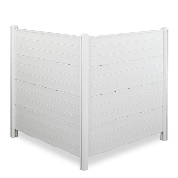 45.6 in. Plastic Garden Fence (2-Piece)