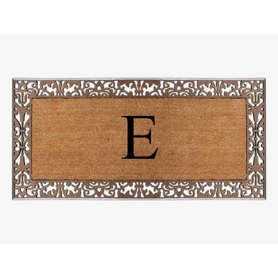 A1 Home Collections A1HC Border Beige 24 in. x 39 in. Rubber and Coir  Heavy-Duty Outdoor Entrance Durable Monogrammed G Door Mat A1HOME200164-G -  The Home Depot