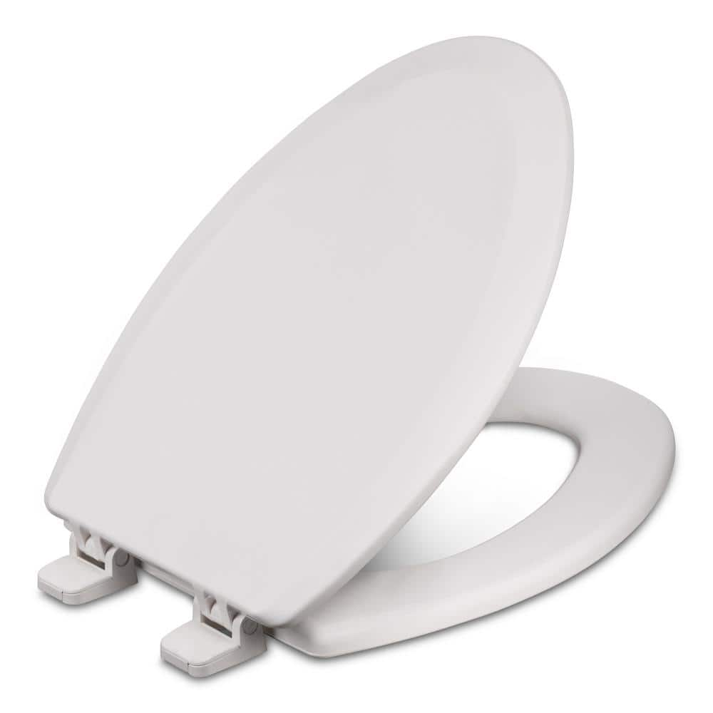 CENTOCO Centocore Elongated Closed Front Toilet Seat in White DS900-001 ...