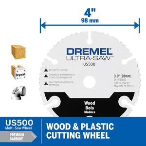 Dremel US540-01 Ultra-Saw - Hoja De Diamante De 3.5 Pulgadas, Color Blanco