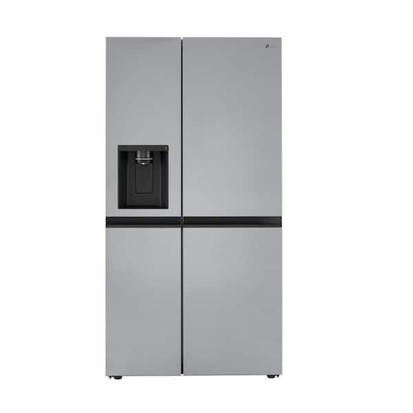 LG 23 cu. ft. Side by Side Refrigerator with External Ice andWater Dispenser in PrintProof Stainless Steel, Counter Depth