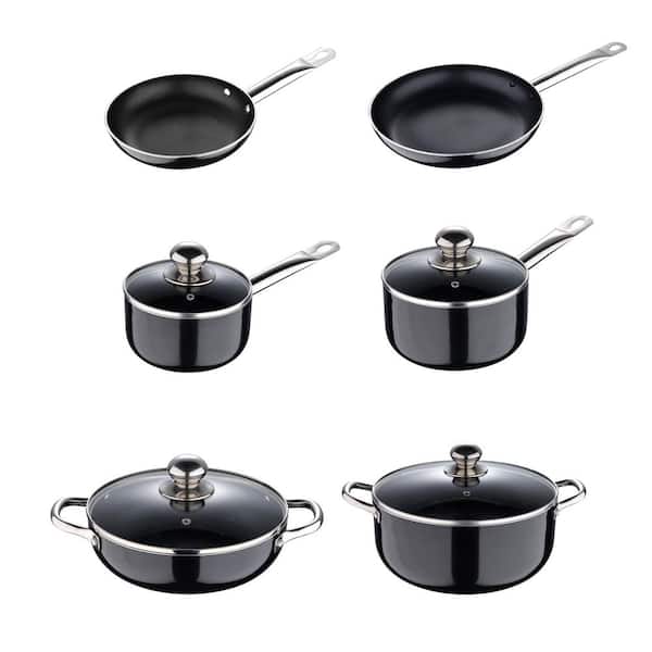 T-fal Ingenio Nonstick 2 Piece Fry Pan Set 3 Piece Induction Stackable, Removable  Handle Cookware, Pots And Pans, Oven, Broil, Dishwasher Safe Black &  Reviews