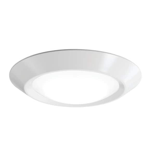 Unbranded 5/6 in. 5000K Daylight Integrated LED Recessed Retrofit Disk Trim