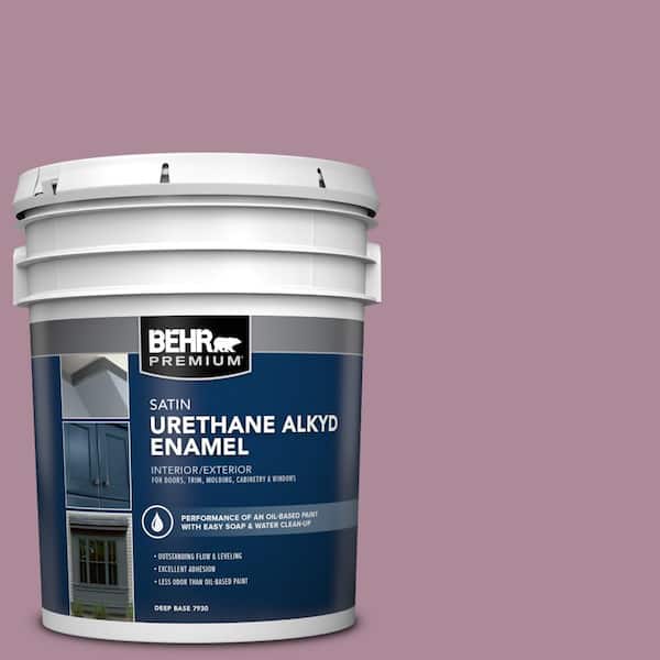 BEHR PREMIUM 5 gal. #S120-5 Reserve Urethane Alkyd Satin Enamel Interior/Exterior Paint