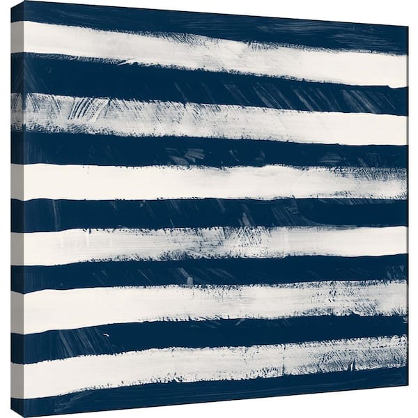 PTM Images 15 in. x 15 in. ''Indigo A'' Printed Canvas Wall Art