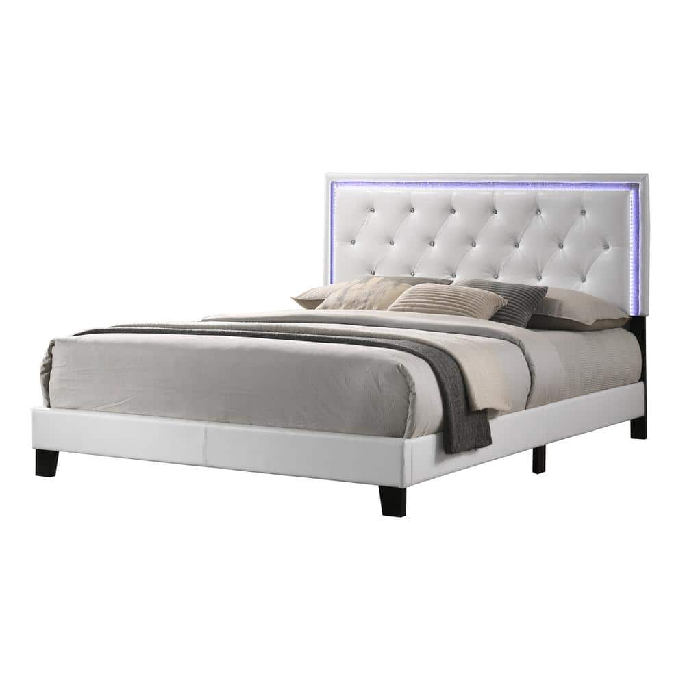 twin bed with led lights