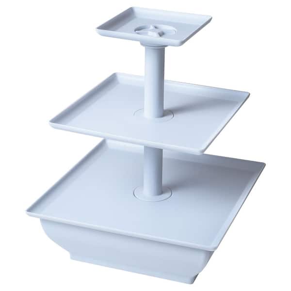 Chef Buddy 3-Tier Collapsible Dessert Stand with Self Storing Base