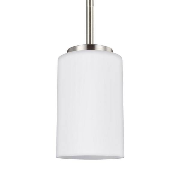 Generation Lighting - Oslo 1-Light Brushed Nickel Pendant