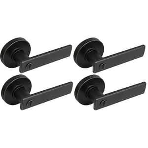 Defiant Freedom Matte Black Hall and Closet Door Handle LEXK03B - The Home  Depot