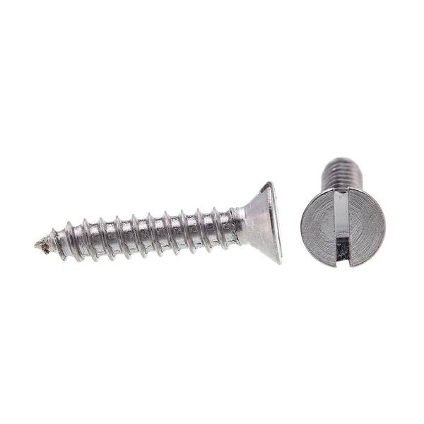 Slotted pan Head Sheet Metal Tapping Screw Stainless Steel #6X3/4" Qty 25 
