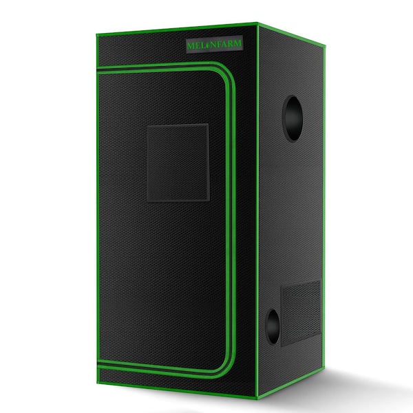 2 ft. x 2 ft. Black Grow Tent for Hydroponic Indoor Plant Growing