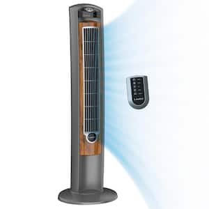 Wind Curve 42 in. 3-Speed Oscillating Tower Fan with Fresh Air Ionizer and Remote Control