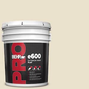 5 gal. #760C-2 Country Beige Flat Exterior Paint