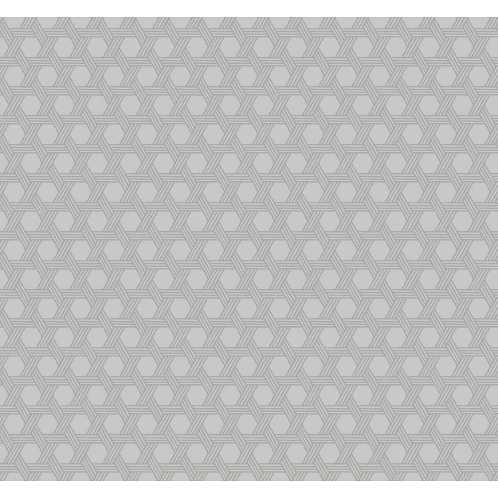 Cove Gray Urban Chic Geometric Wallpaper - 27" x 324"