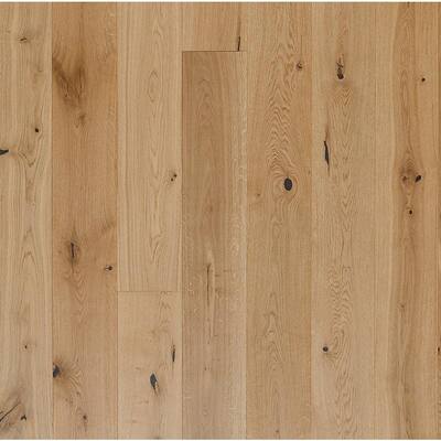 Euro White Oak Sunlight 1/2 in. Thick x 7.5 in.Wide x Varying Length Engineered Hardwood Flooring(932.7 sq. ft./pallet)