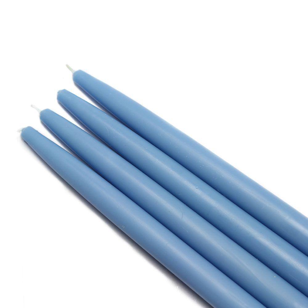 UPC 685024159707 product image for Zest Candle 10 in. Light Blue Taper Candles (12-Set) | upcitemdb.com