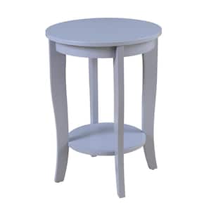 American Heritage Gray End Table
