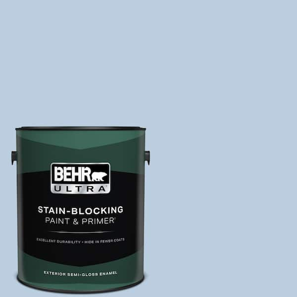 BEHR ULTRA 1 gal. #M530-2 Skys the Limit Semi-Gloss Enamel Exterior Paint & Primer