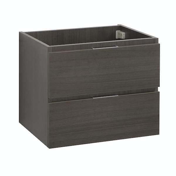 Fresca Valencia 24 in. W Wall Hung Bathroom Vanity Cabinet in Gray Oak