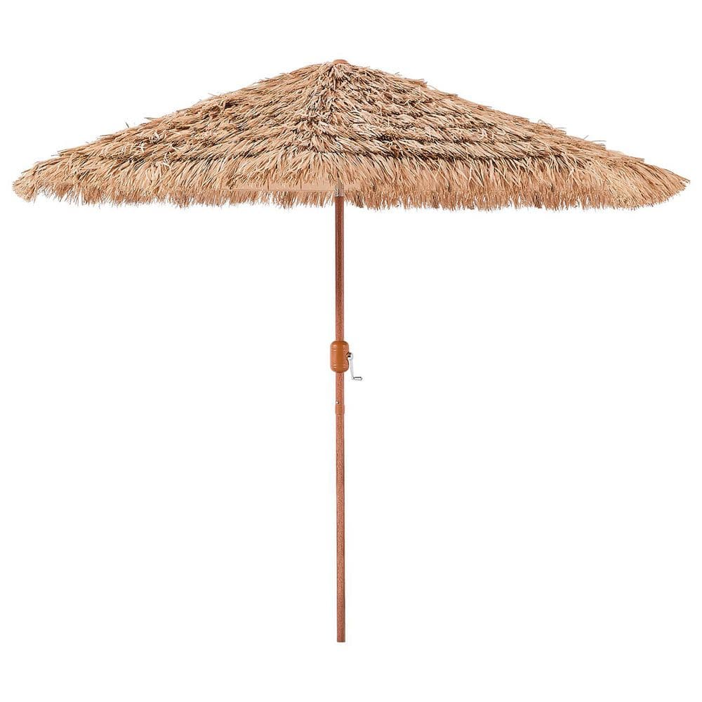 9 ft. Tiki Natural Outdoor Thatched Poolside Patio Beach Umbrella