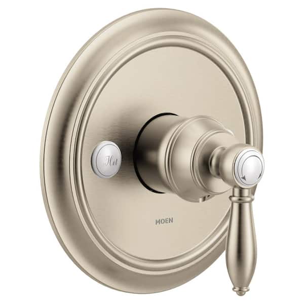 MOEN Weymouth M-CORE 3-Series 1-Handle Valve Trim Kit in Brushed Nickel (Valve Not Included)