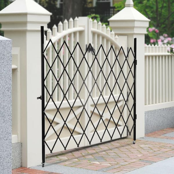 These fences are made from sturdy metal, beautiful design featuring bi, Fence Design