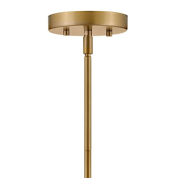 LARK - Shea 5-Light Lacquered Brass Tubed Chandelier