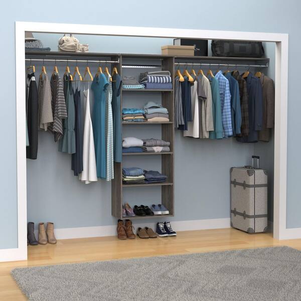 Closet Organizers and Storage 162L Closet Organizer 6 Cube Closet Shelves  with Hook for Handing Storage Shelves for Storage Bins for Closet Storage