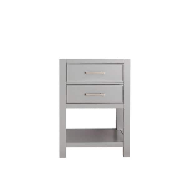Avanity Brooks 24 in. Bath Vanity Cabinet without Top in Chilled Gray
