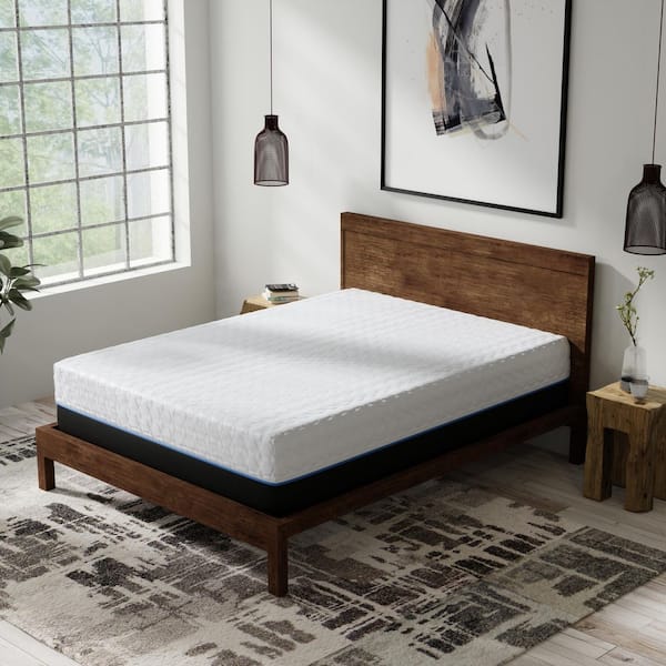 Copper Infused Queen Plush Memory Foam 14 in. Mattress