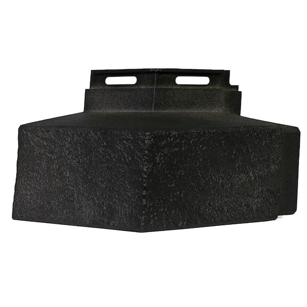 5.6 in. x 5 in. Onyx Trim Premium Ledge Siding (4-Corners/Box)