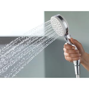 ActivTouch 9-Spray 3.8 in. Single Wall Mount Handheld Shower Head in White