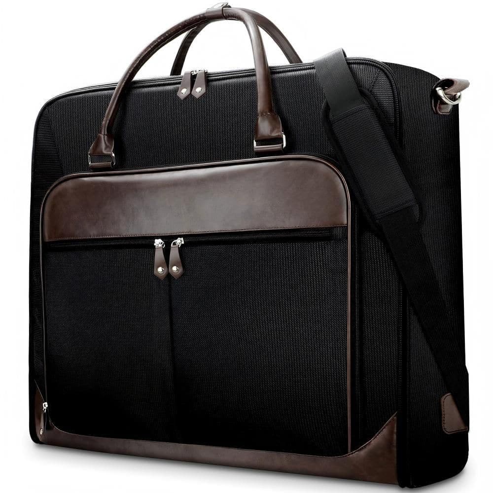 Wudkey 47 in. Black Garment Bag, Waterproof 1680D Polyester with